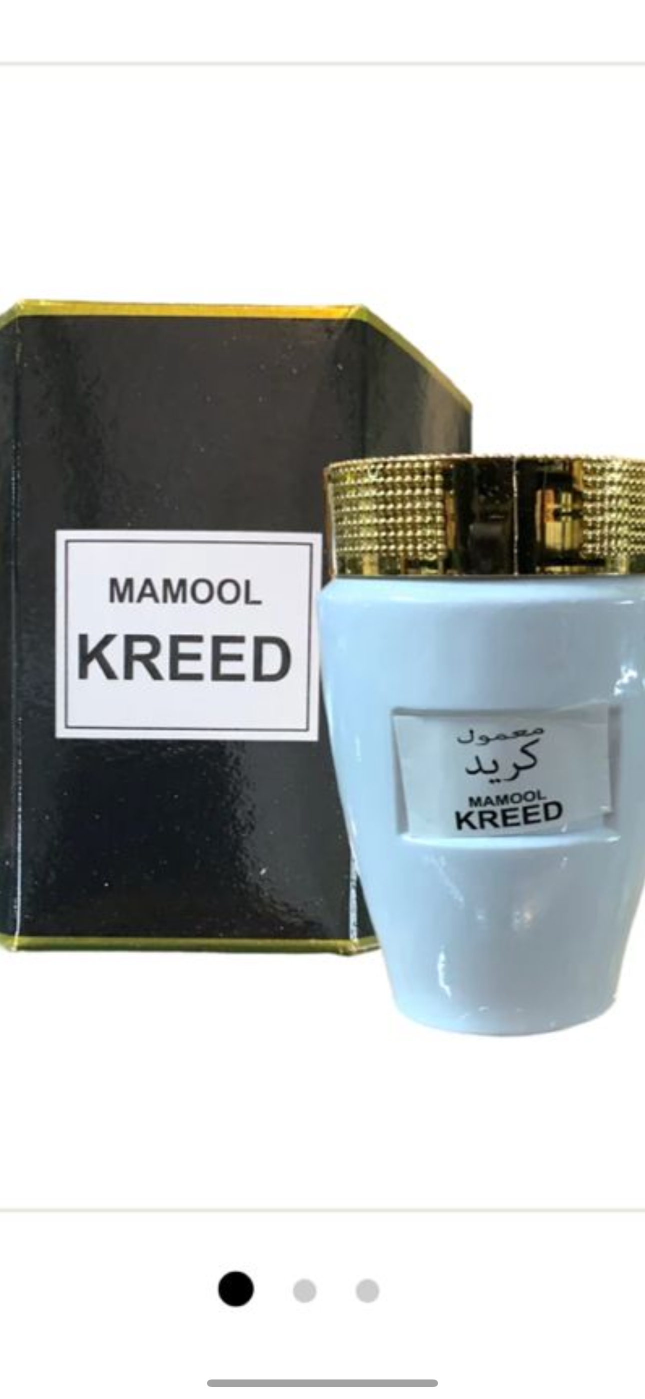 Bakhoor scented with creed